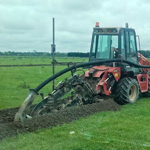 Longburn Draining Ditchwitch Trencher